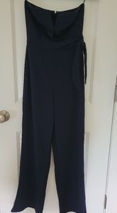 Francesca's blue jumpsuit